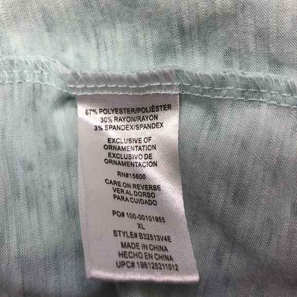 Democracy Women Short Sleeve Blouse Top Shirt Size Extra Large M108 -22 - Picture 6 of 12